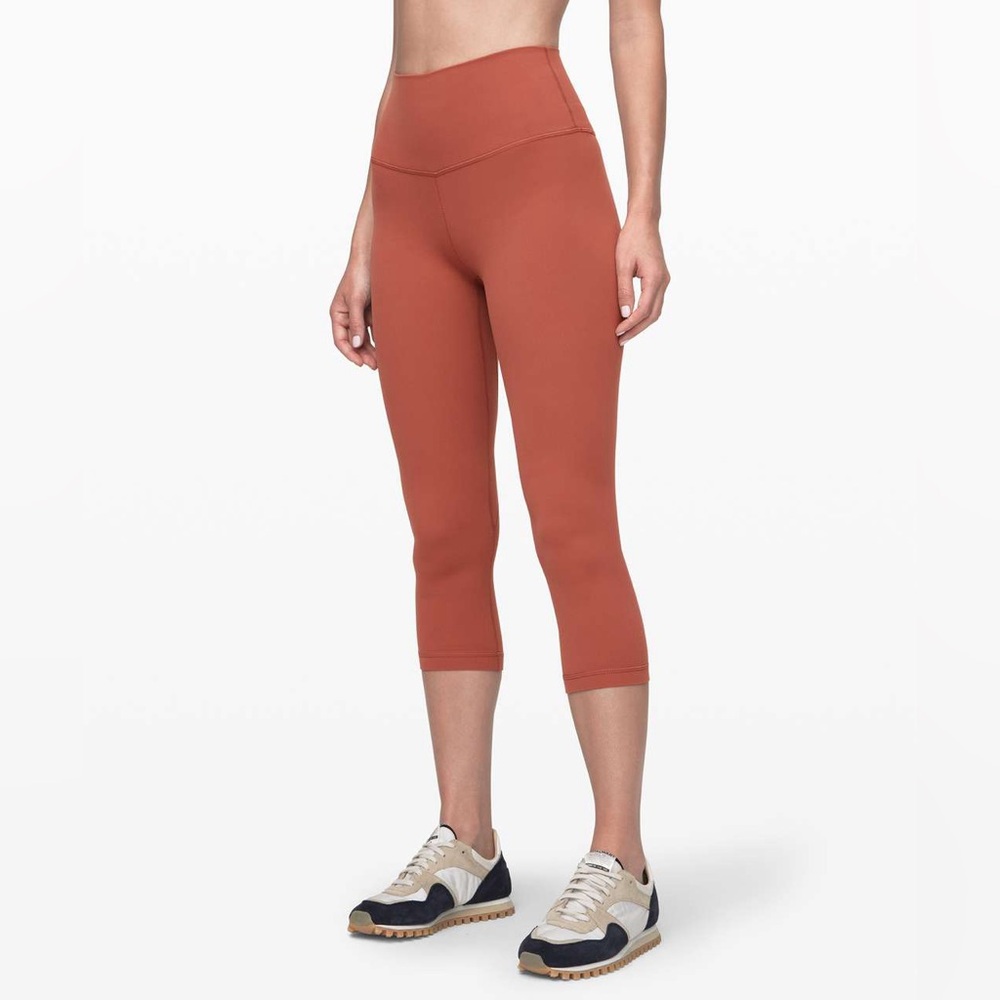 Lululemon Align High Rise Crop Activewear Workout Gym Running Leggings - Picture 3 of 11